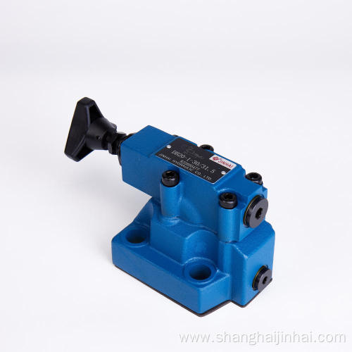 DB20 pilot operated compound relief valve